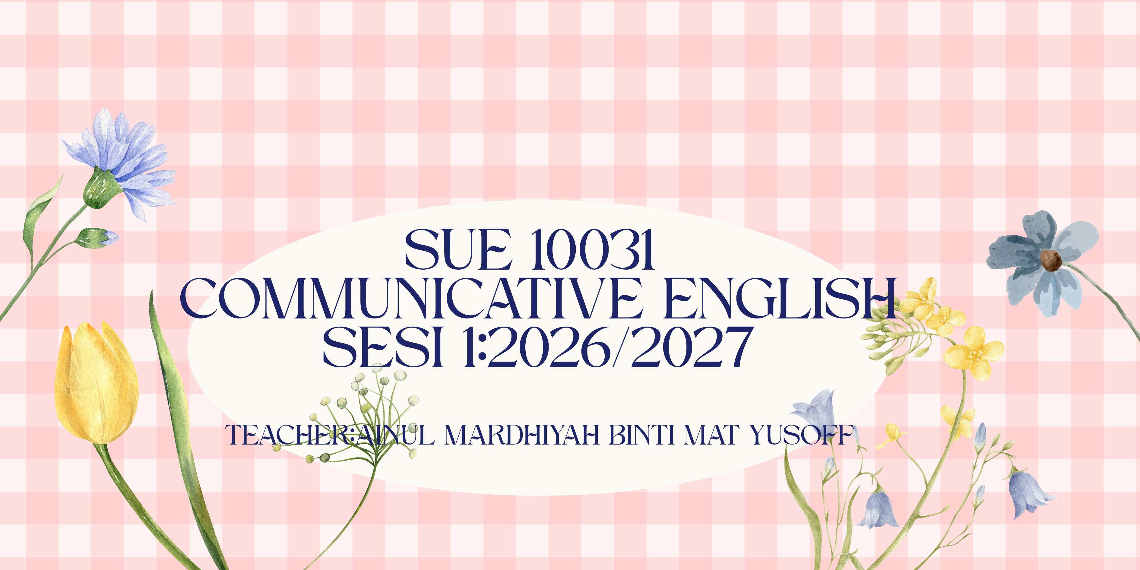 SUE 10031_COMMUNICATIVE ENGLISH