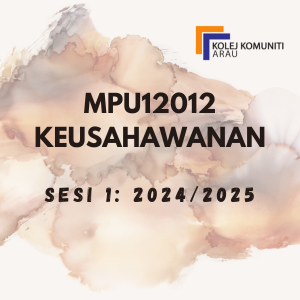 MPU12012 - Keusahawanan