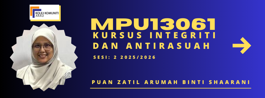 MPU13061-Kursus Integriti dan Antirasuah